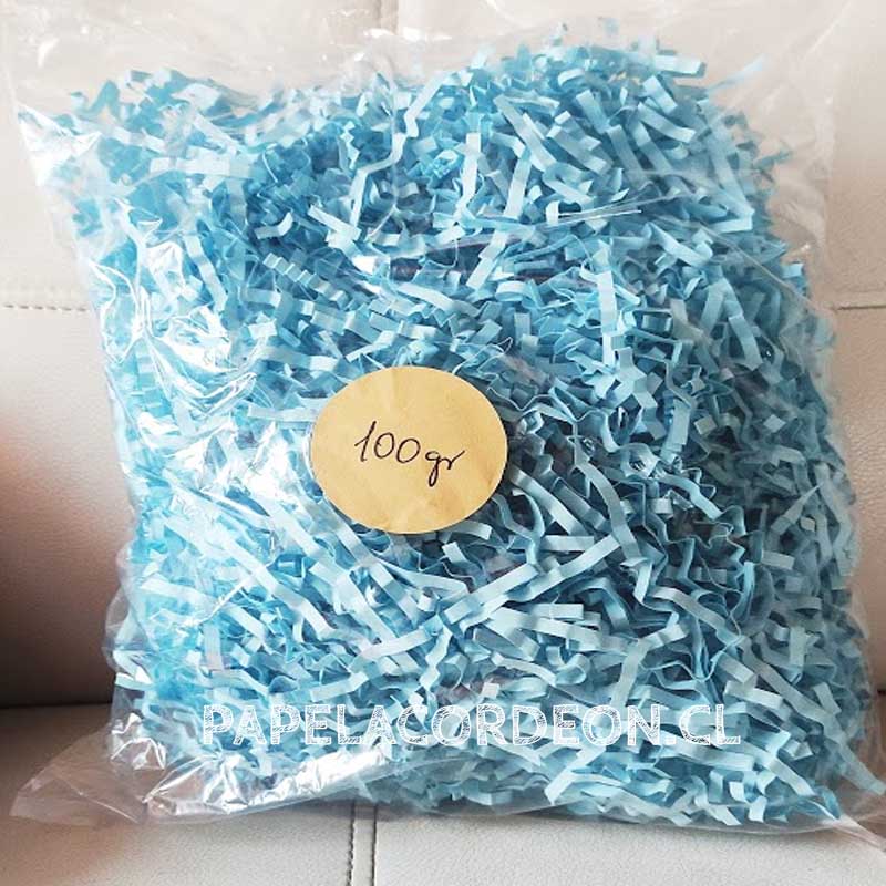 Papel de colores en viruta o picado